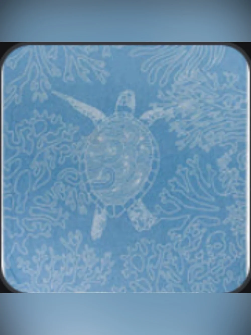 Sand Cloud - Teal Sea Turtle Reef XL Towel — NEW